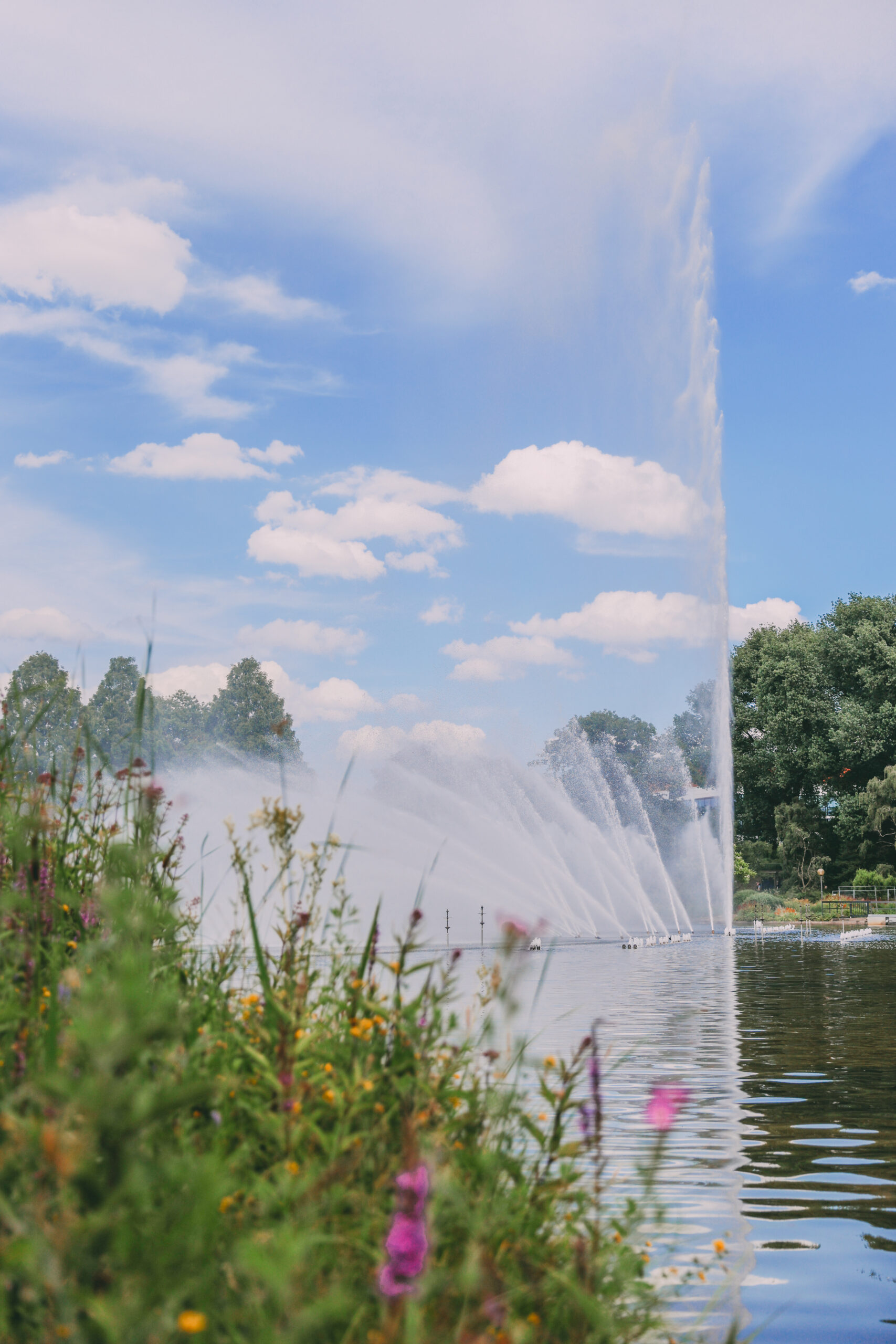 Die Wasserspiele im Planten un Blomen als kostenloser Tipp für Hamburg