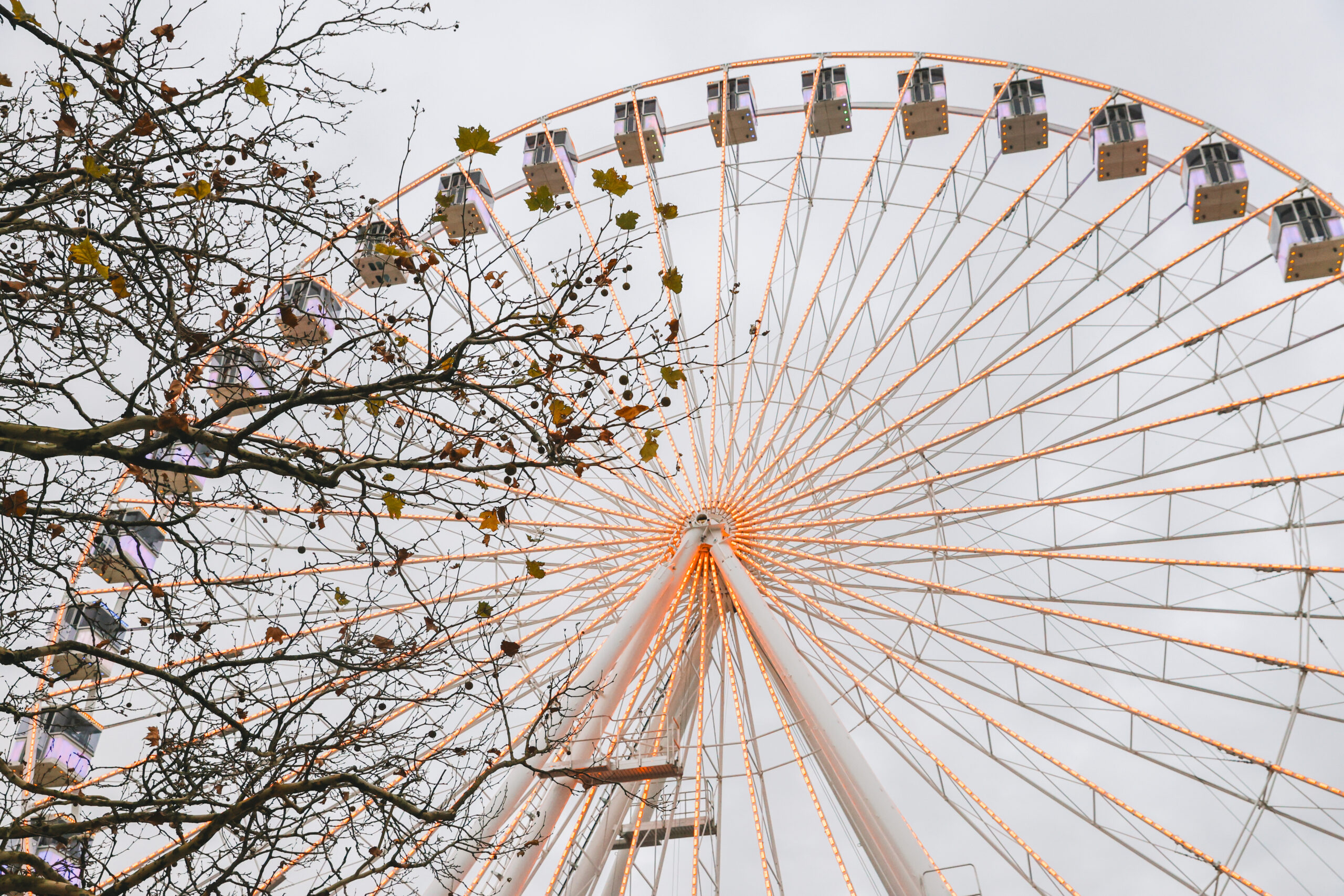 Das Riesenrad „La Noria" am Kieler Hauptbahnhof