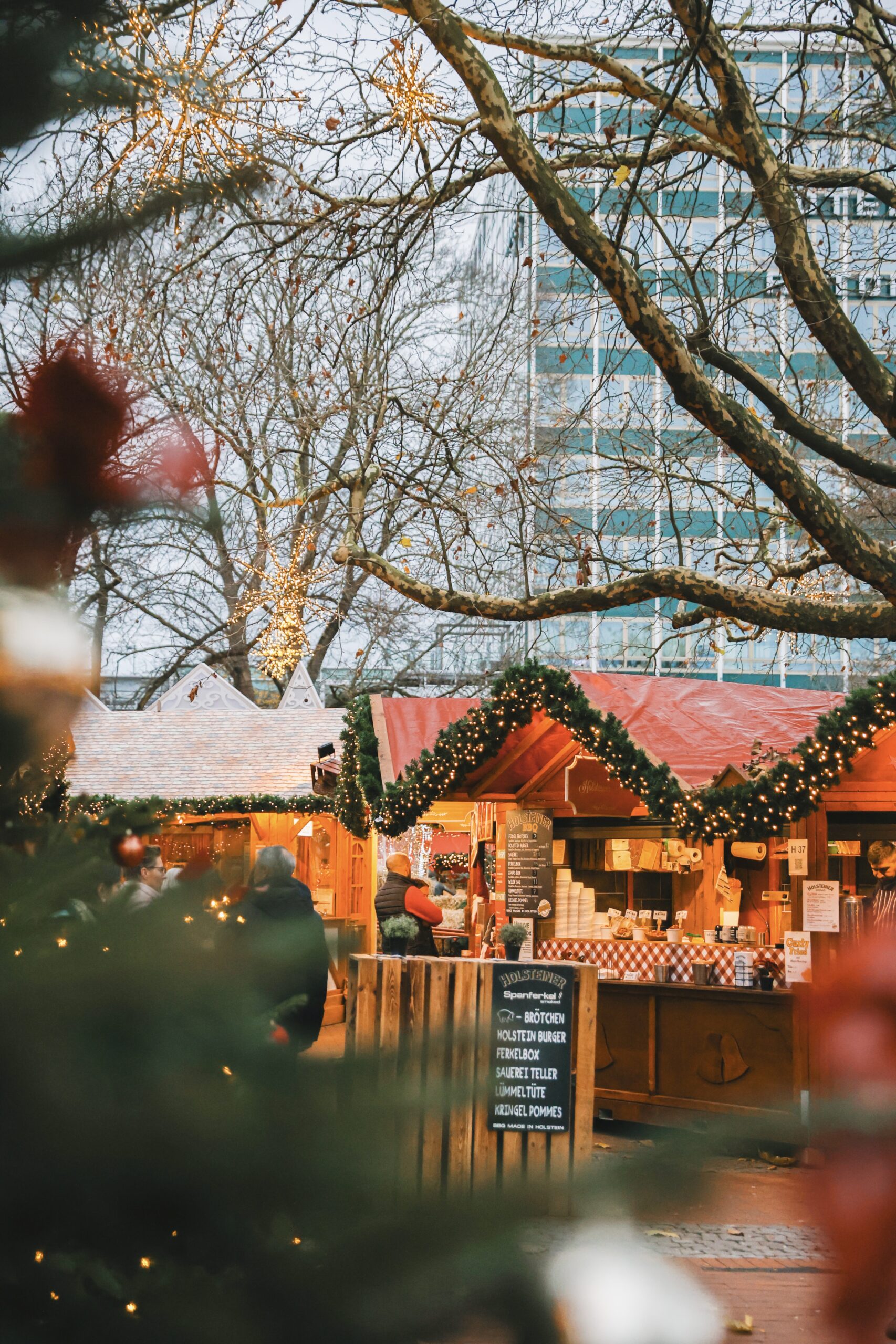 Kiel Weihnachtsmarkt auf dem Holstenplatz